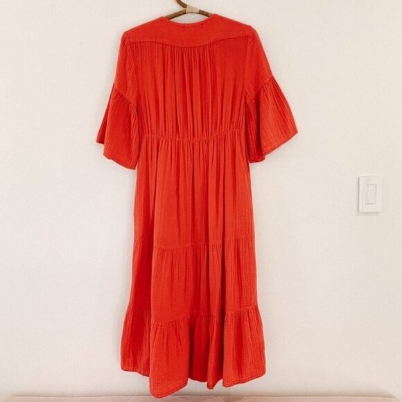 XiRENA Red Midi Dress - Picture 3 of 9